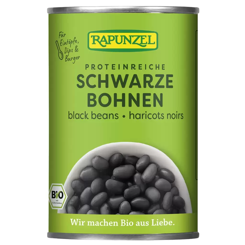 Leguminoase - Fasole neagra la conserva, eco 400g