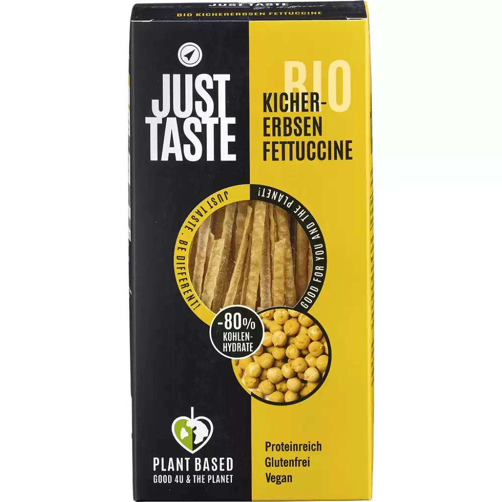 Paste fainoase - Fettuccine proteice din soia cu naut fara gluten, eco 250g