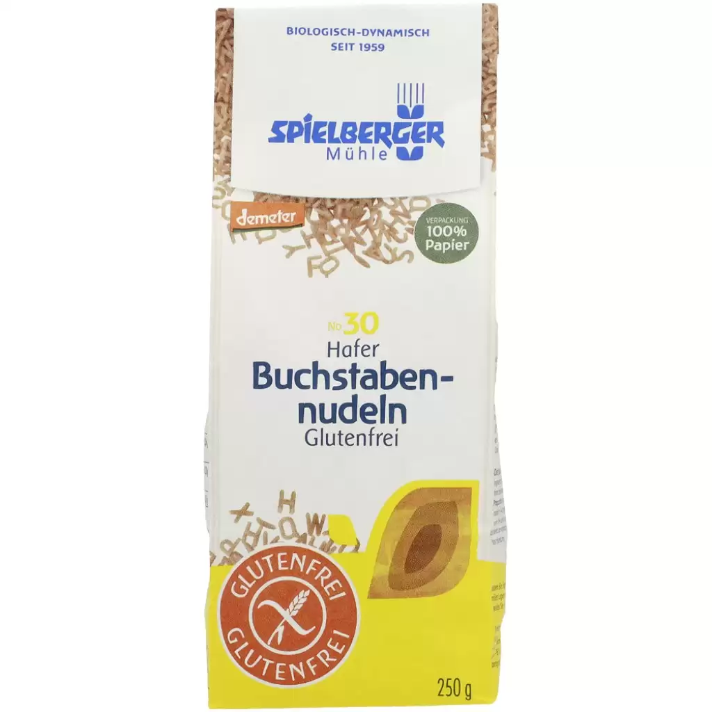 Paste fainoase - Fidea supa litere din ovaz fara gluten Demeter, eco 250g