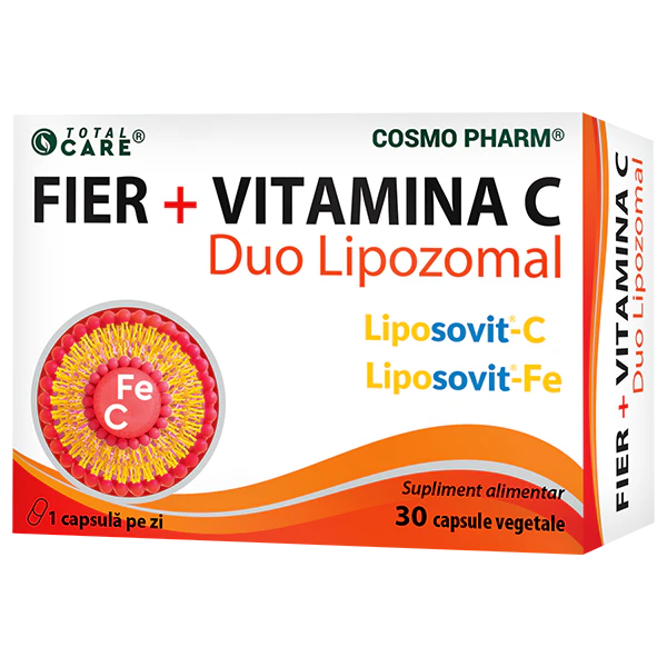 Minerale - FIER + VITAMINA C DUO LIPOZOMAL