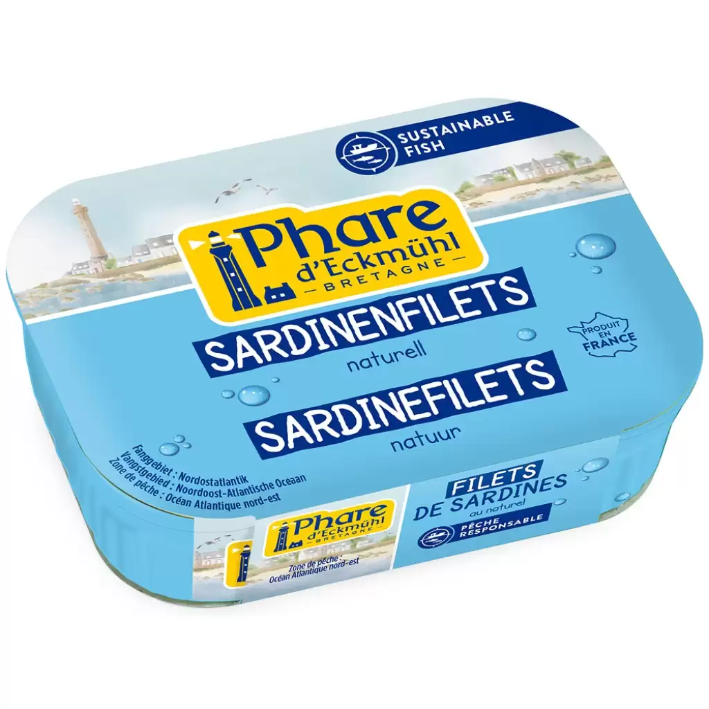 Conserve peste - File de sardine in suc propriu 100g