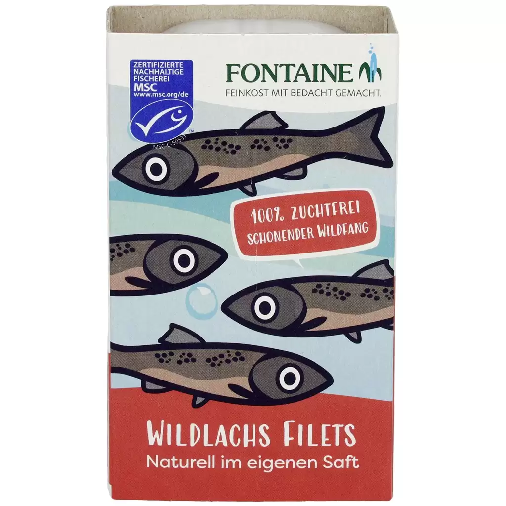 Conserve peste - File de somon salbatic in suc propriu 125g