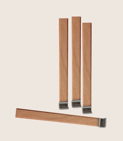 Materiale  - Fitil Lemn S double booster cu talpă set 10 buc