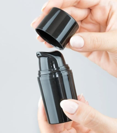 Materiale  - Flacon Airless Lyra Black 15 ml