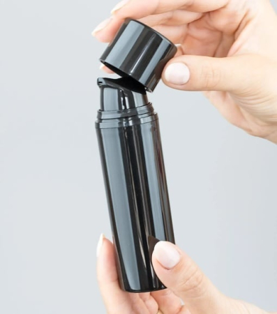 Materiale  - Flacon Airless Lyra Black 50 ml