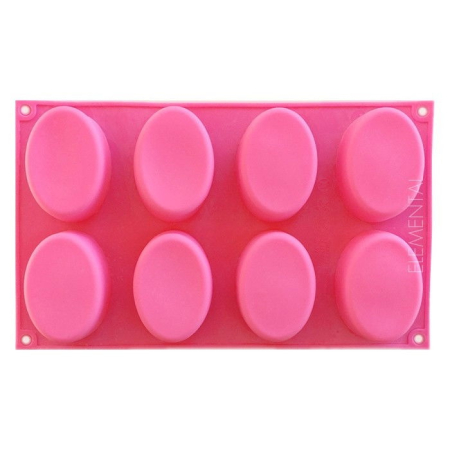 Materiale  - Formă de săpun Oval, 8 cavități