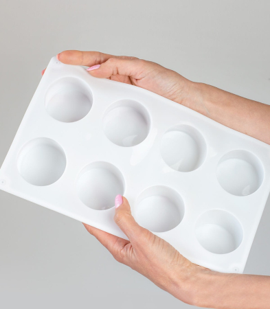 Materiale  - Formă de săpun Rotund, 8 cavități