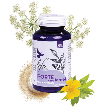 Capsule cu uleiuri esentiale - FORTE PENTRU FEMEI - 120 capsule
