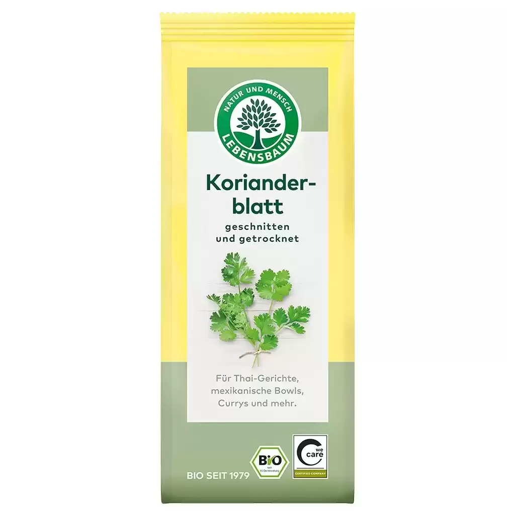 Condimente - Frunze de coriandru taiate si uscate, eco 12.5g