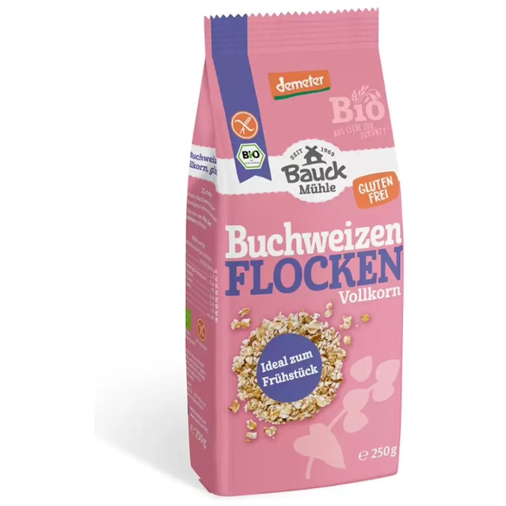 Fulgi, Muesli - Fulgi de hrisca integrali fara gluten, eco 250g