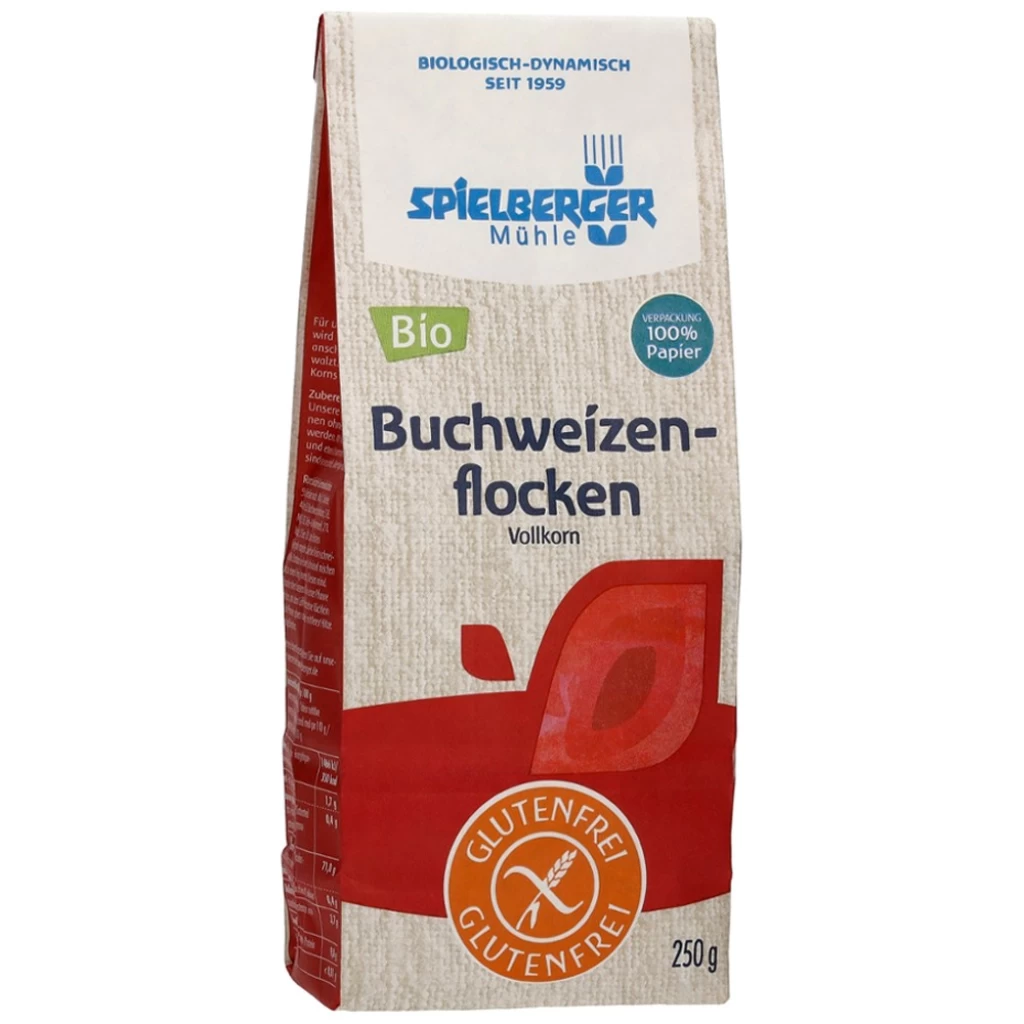Fulgi, Muesli - Fulgi de hrisca integrali fara gluten, eco 250g