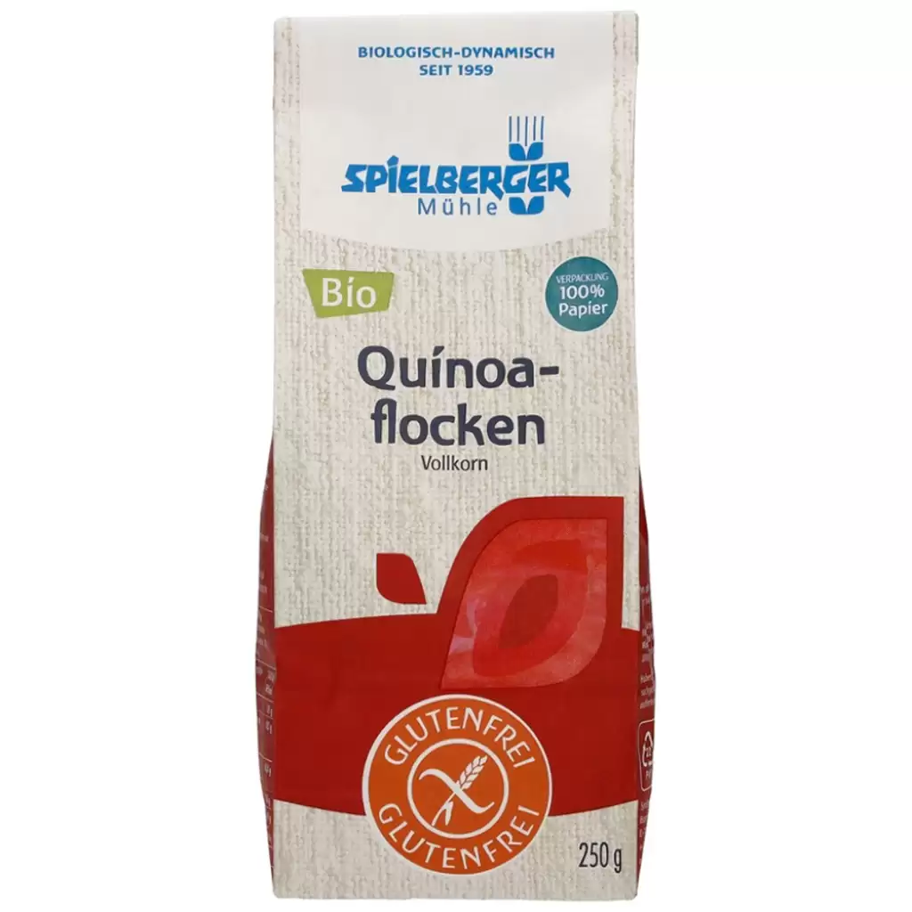 Fulgi, Muesli - Fulgi de quinoa integrali fara gluten, eco 250g
