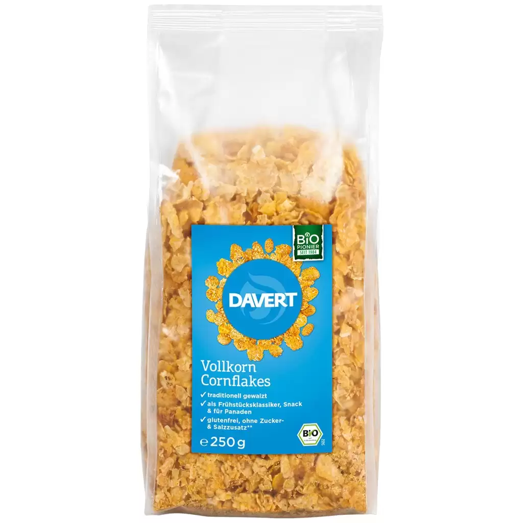 Fulgi, Muesli - Fulgi integrali de porumb fara gluten, eco 250g