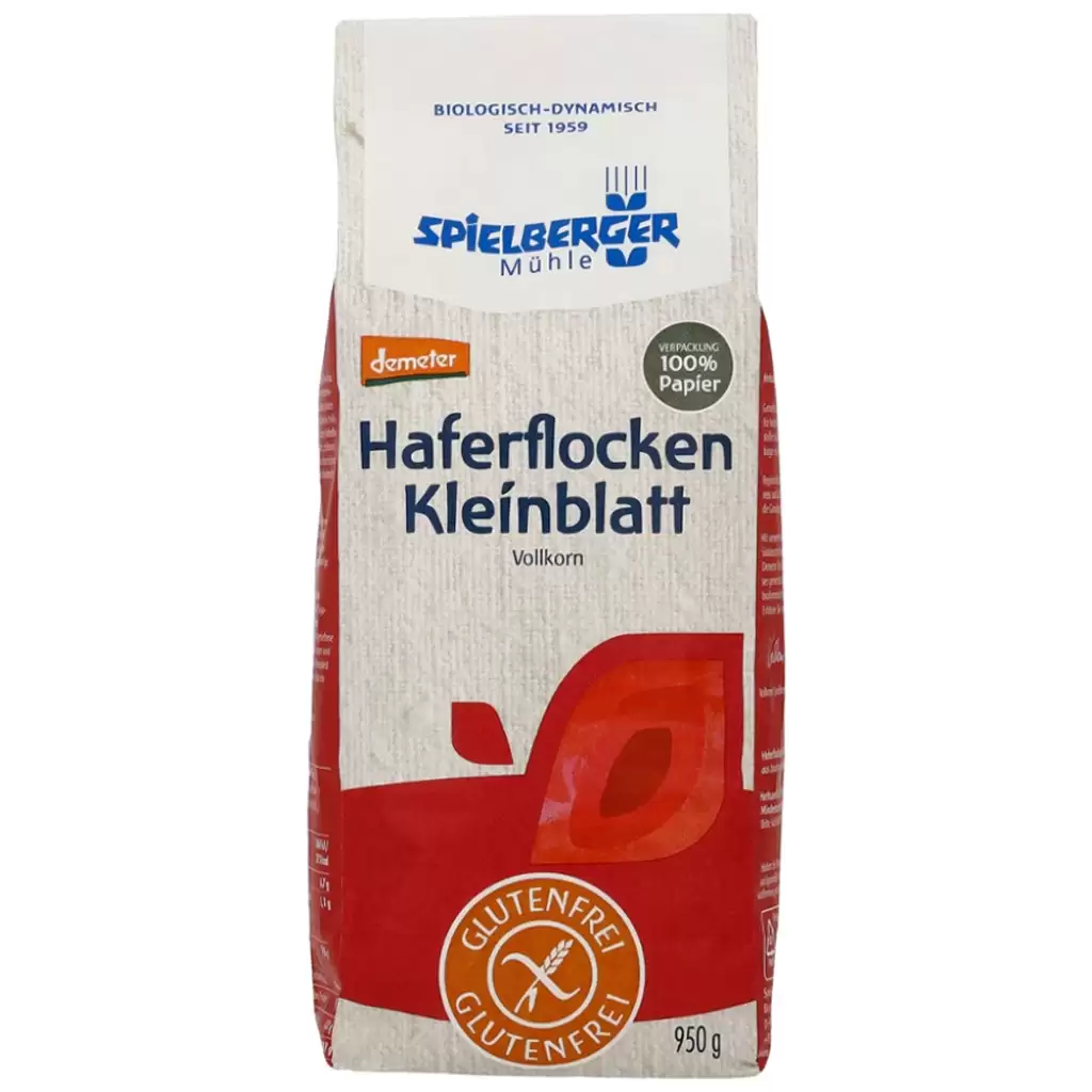 Fulgi, Muesli - Fulgi mici de ovaz integrali fara gluten Demeter, eco 950g