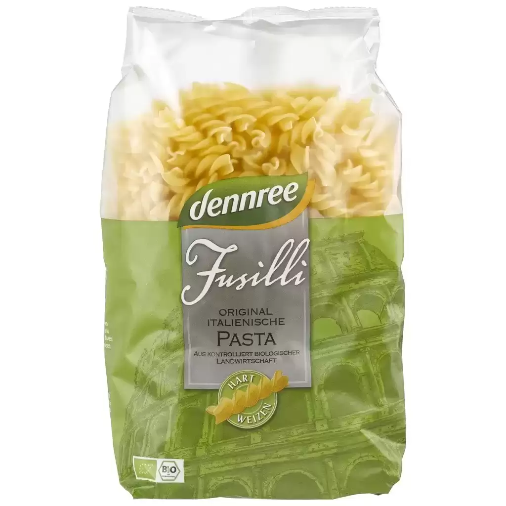 Paste fainoase - Fusilli din grau dur, eco 500g