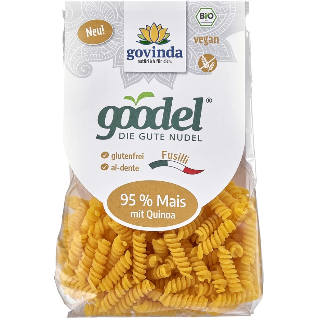 Paste fainoase - Fusilli din porumb cu quinoa fara gluten, eco 250g