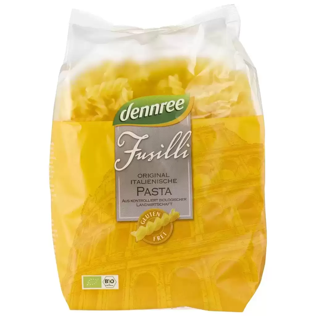 Fara Gluten - Fusilli din porumb si orez fara gluten, eco 500g
