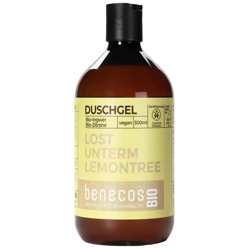 Ingrijire Corp - Gel de dus cu ghimbir bio si lamaie bio 500ml