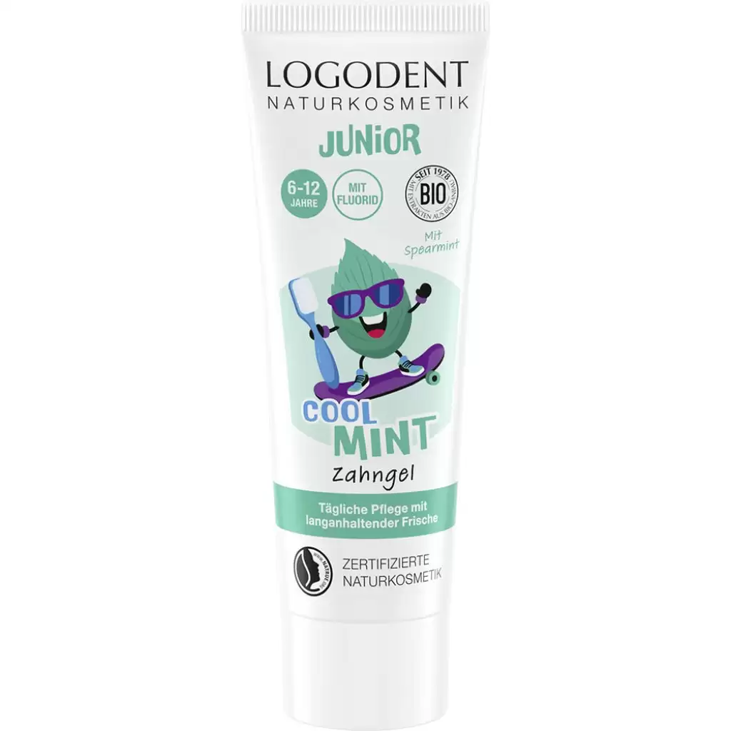 Pasta de dinti - Gel dentar cu menta pentru copii 6-12 ani 75ml