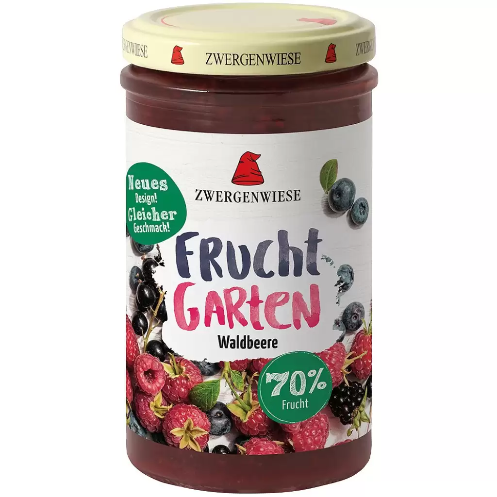 Dulceata - Gem de fructe de padure indulcit cu nectar de agave fara gluten, eco 225g