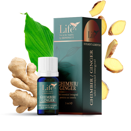 Uleiuri Esentiale - GHIMBIR/GINGER - ulei esențial integral - 5 ml