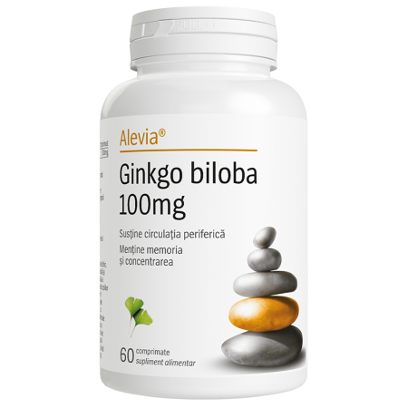 Suplimente - Ginkgo biloba 100mg 60 comprimate