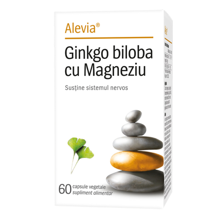 Suplimente - Ginkgo biloba cu Magneziu 60 capsule vegetale