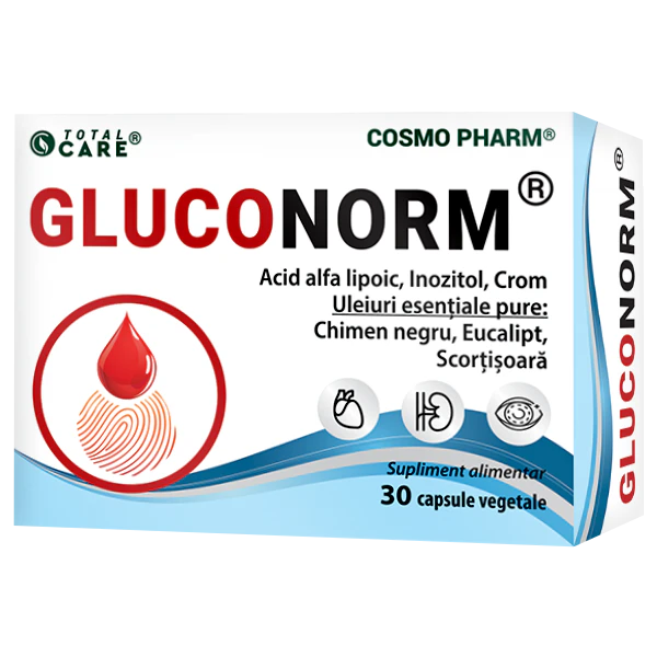 Extracte - GLUCONORM® - sprijin natural pentru echilibrul glicemic si sistemul nervos metabolic