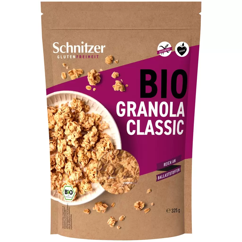 Cereale - Granola clasica fara gluten, eco 325g