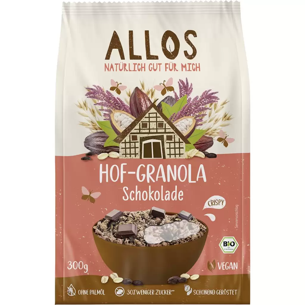 Cereale - Granola cu ciocolata, eco 300g