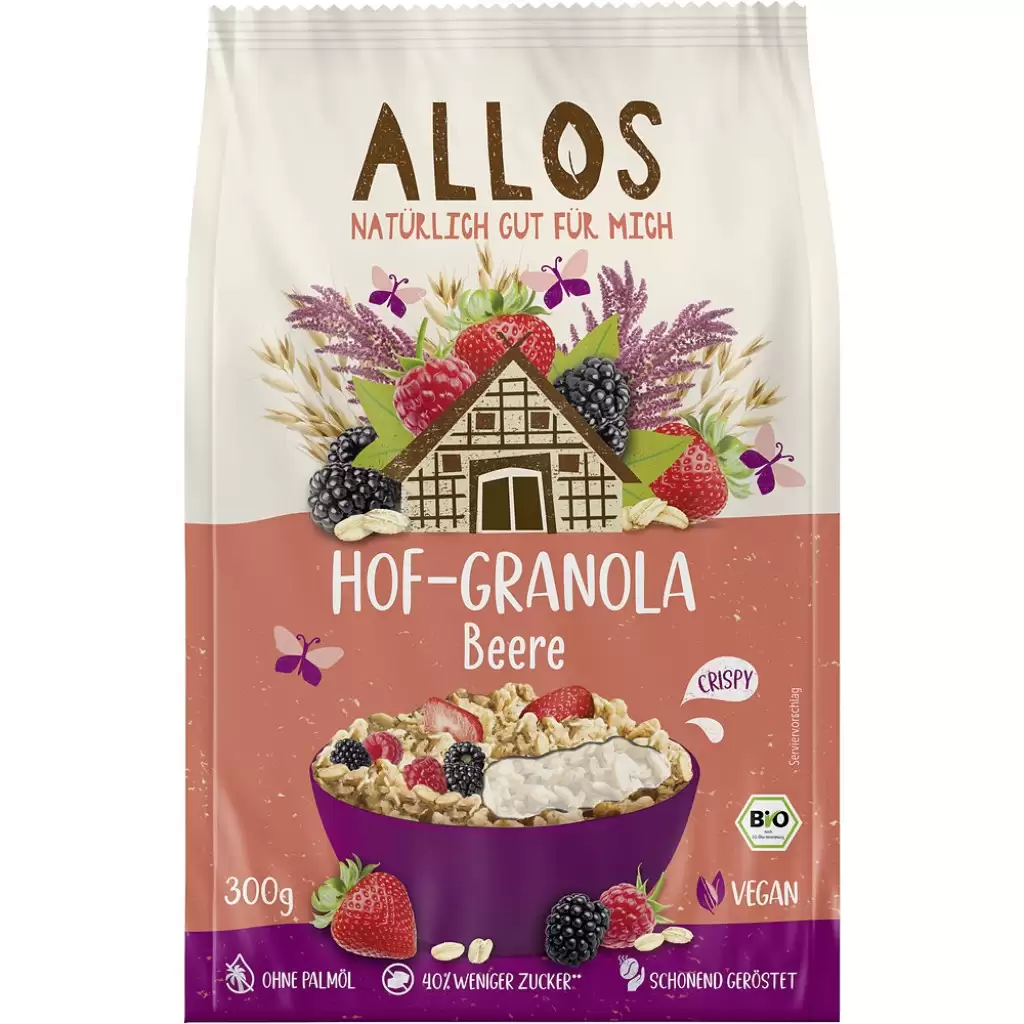 Cereale - Granola cu fructe de padure, eco 300g