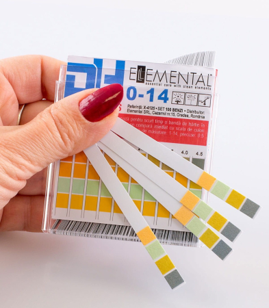  Ustensile, echipamente - Hârtie indicator pH 1-14 de precizie, cutie 100 benzi