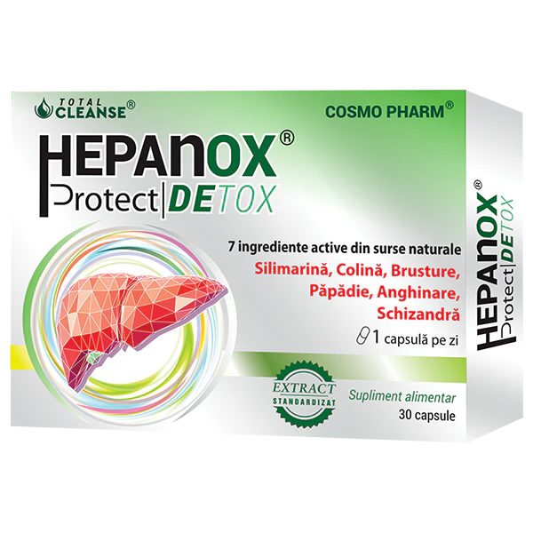 Extracte - Hepanox Protect Detox - Protectie Ficat, 30 Capsule
