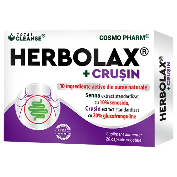 Extracte - HERBOLAX® + CRUSIN Laxativ Natural Pentru Constipatie Cronica
