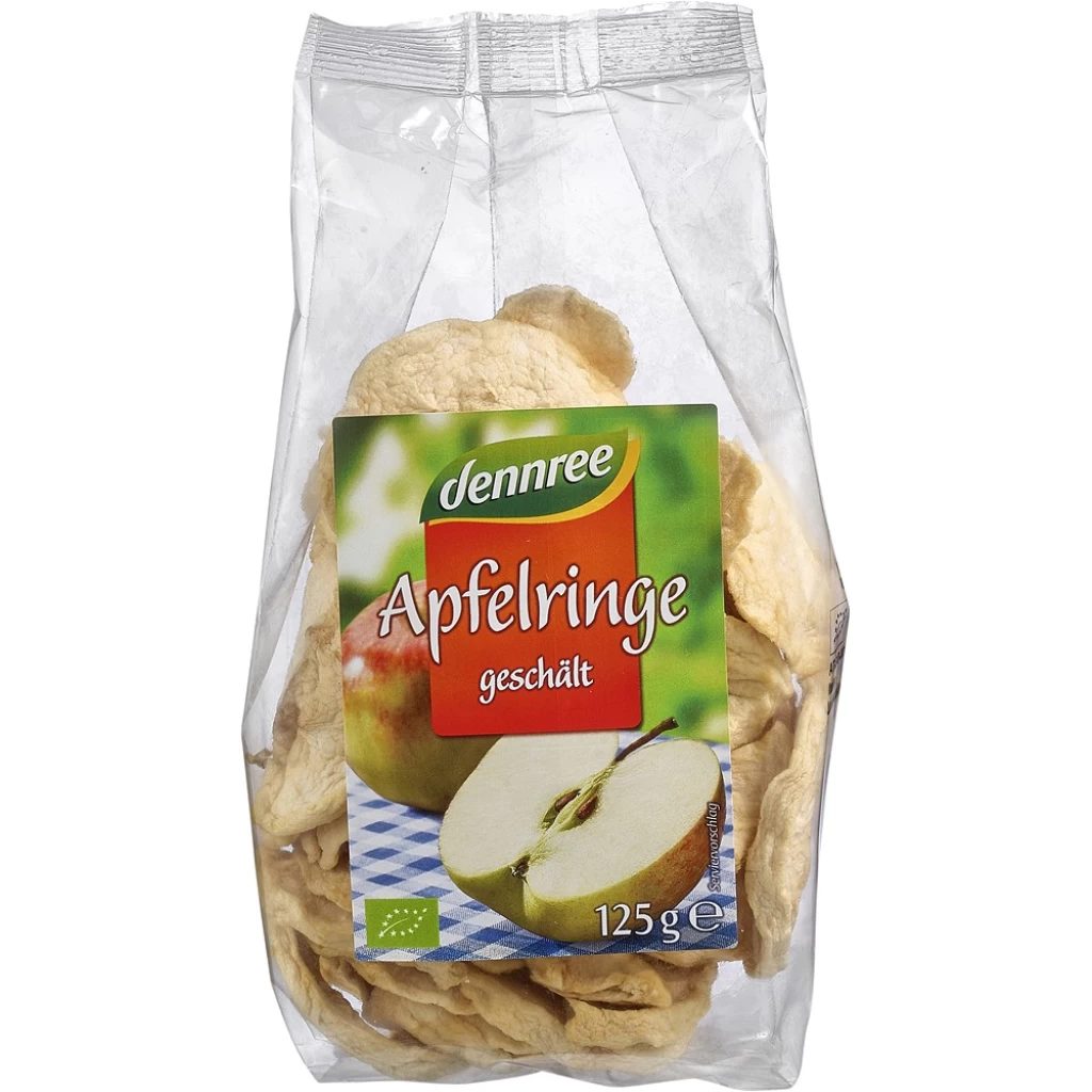 Fructe uscate - Inele decojite din mar, eco 125g