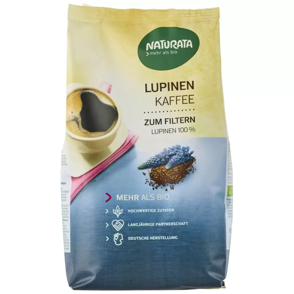 Cafea - Inlocuitor de cafea din lupin fara cofeina, eco 500g