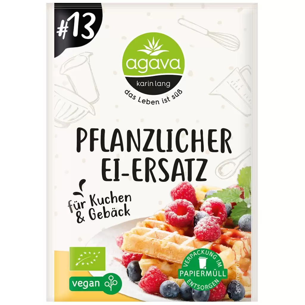Ingrediente copt - Inlocuitor vegan pentru oua fara  gluten, eco 20g