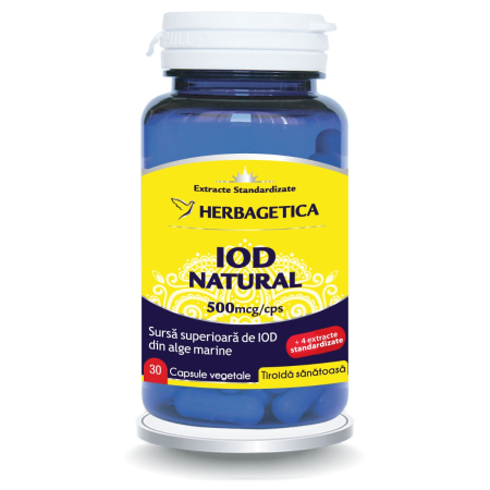 Minerale - Iod Natural 30 capsule