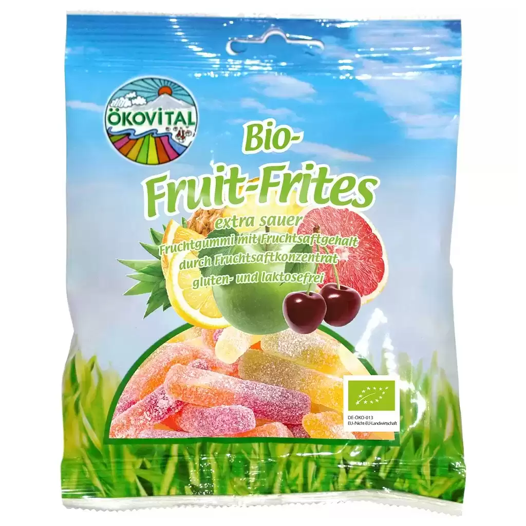 Dulciuri - Jeleuri acrisoare din fructe fara lactoza si gluten, eco 80g
