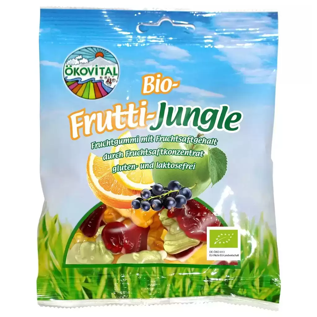 Dulciuri - Jeleuri animalute din fructe fara lactoza si gluten, eco 80g