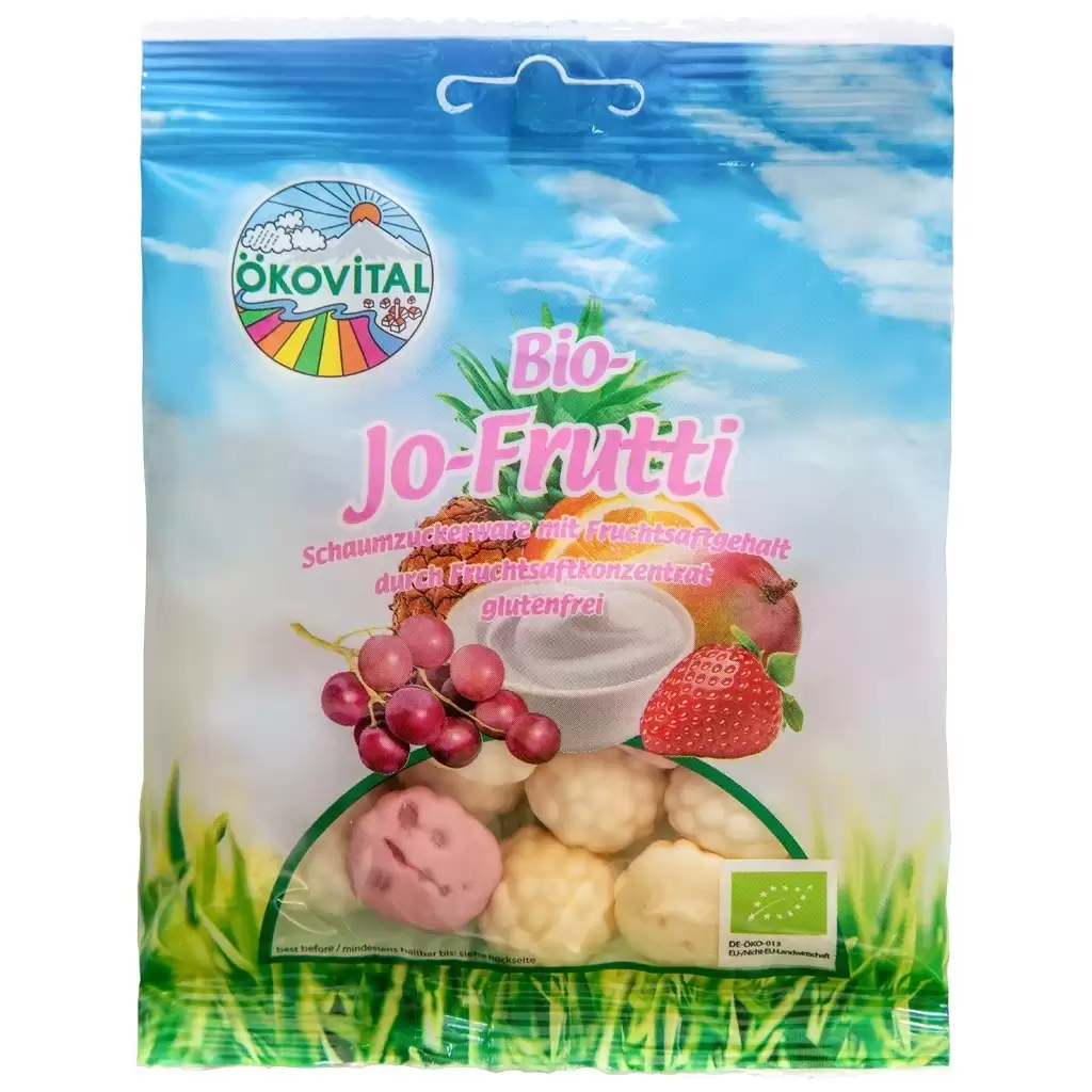 Dulciuri - Jeleuri cu fructe si iaurt fara gluten, eco 80g