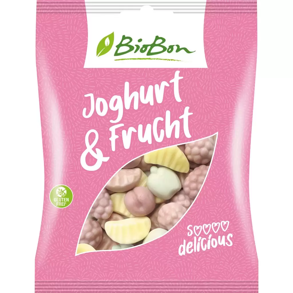 Dulciuri - Jeleuri cu iaurt si fructe, eco 100g