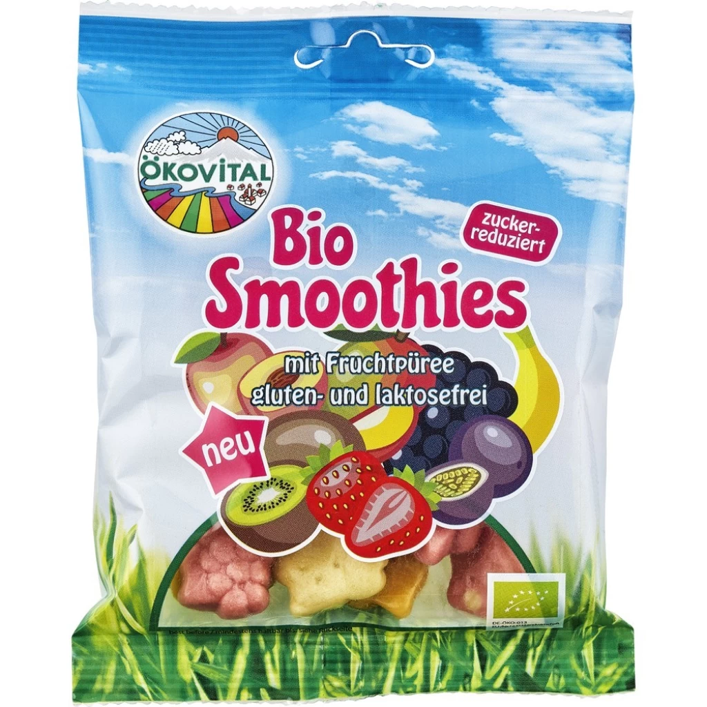 Dulciuri - Jeleuri din piure de fructe fara gluten si lactoza, eco 80g