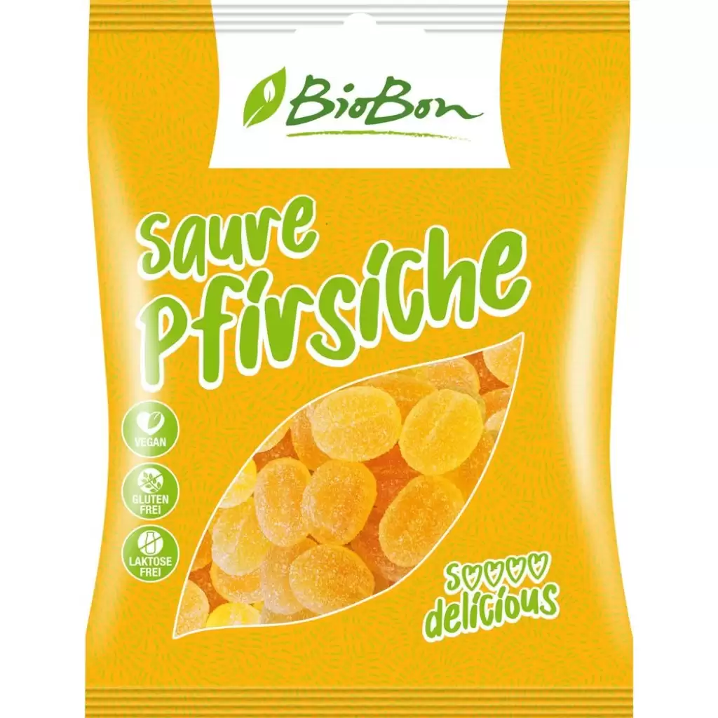 Dulciuri - Jeleuri piersici acrisoare fara gluten si lactoza, eco 100g