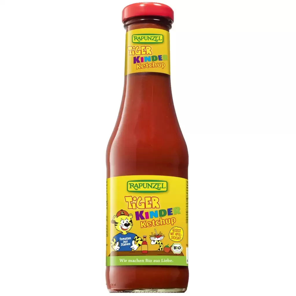 Sos, Crema - Ketchup de tomate indulcit cu sirop de mere pentru copii, eco 450ml