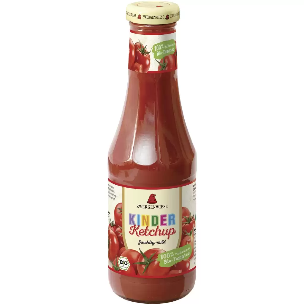 Sos, Crema - Ketchup pentru copii cu indulcitor din mere fara gluten , eco 500ml