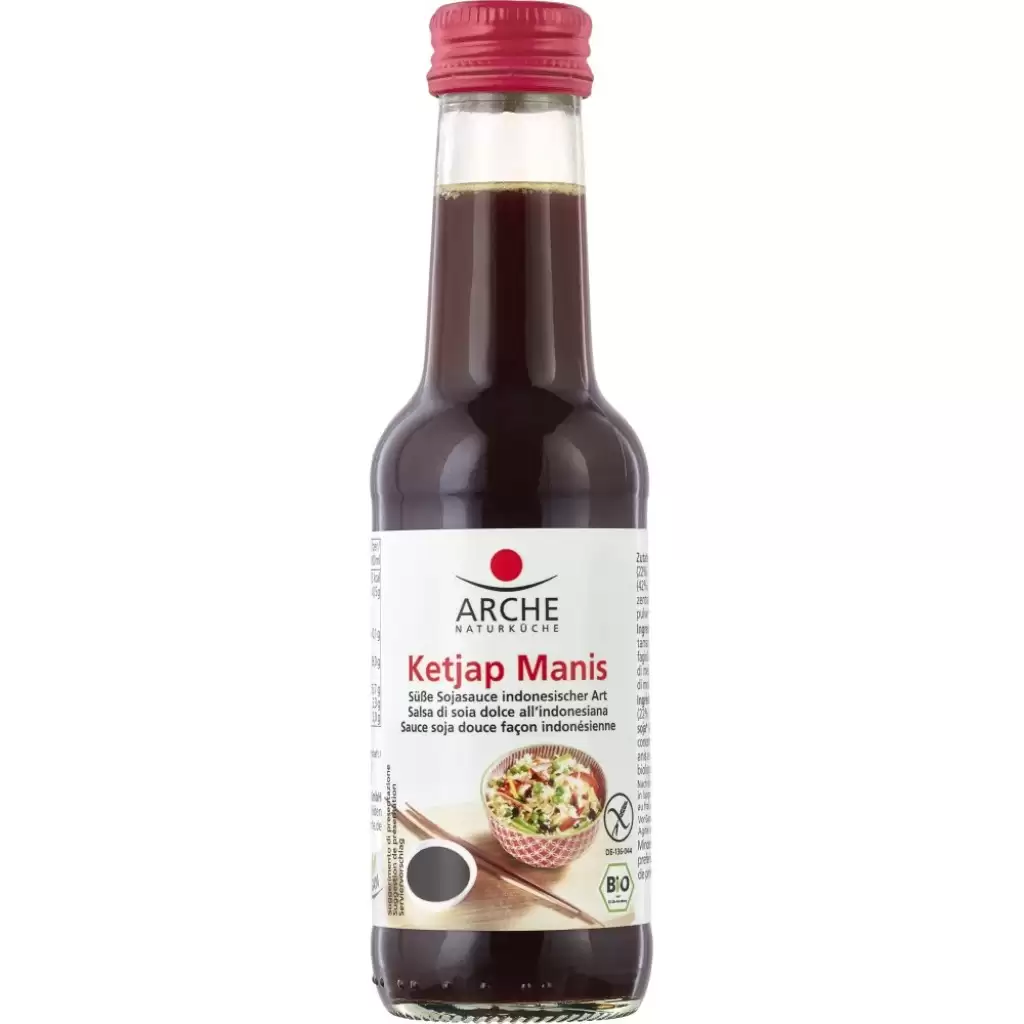 Mancare asiatica - Ketjap Manis sos de soia dulce indonezian fara gluten, eco 155ml