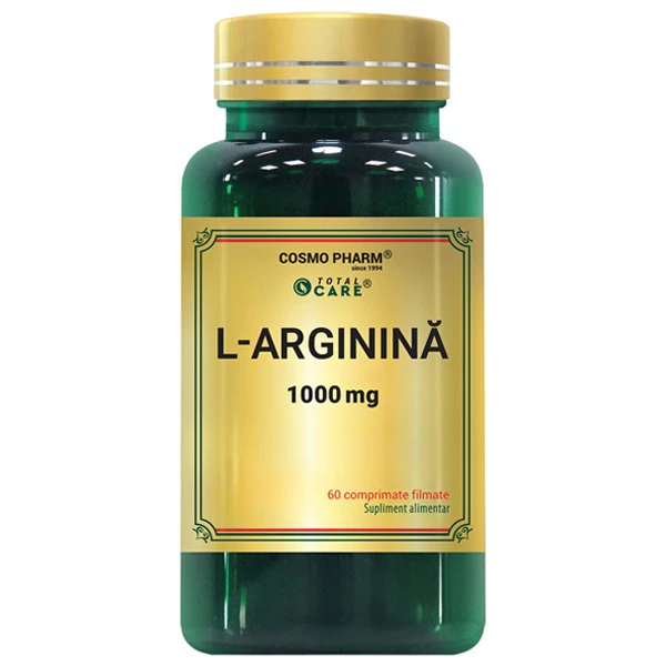 Extracte - L-ARGININA 1000 mg, 30/60 comprimate filmate 60 comprimate