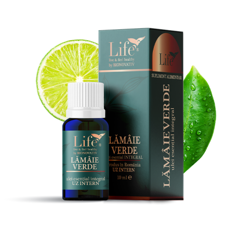 Uleiuri Esentiale - LĂMÂIE VERDE - ulei esențial integral - 10 ml