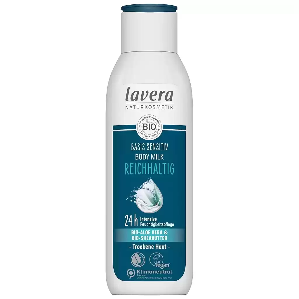 Ingrijire Corp - Lapte de corp sensitiv aloe vera bio si unt de shea bio 250ml